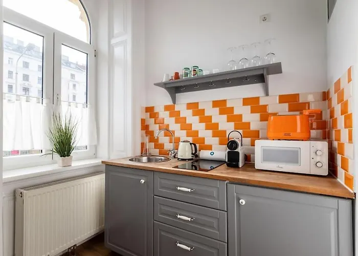 Apartament Cool 1br Near Metro & Center By Hm *